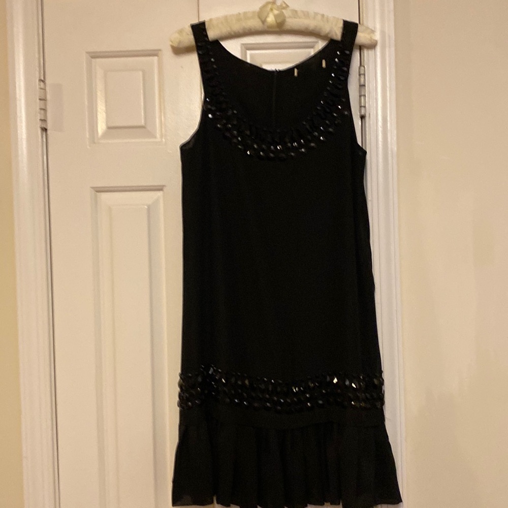 A loose Black dress with beads,very comfortable